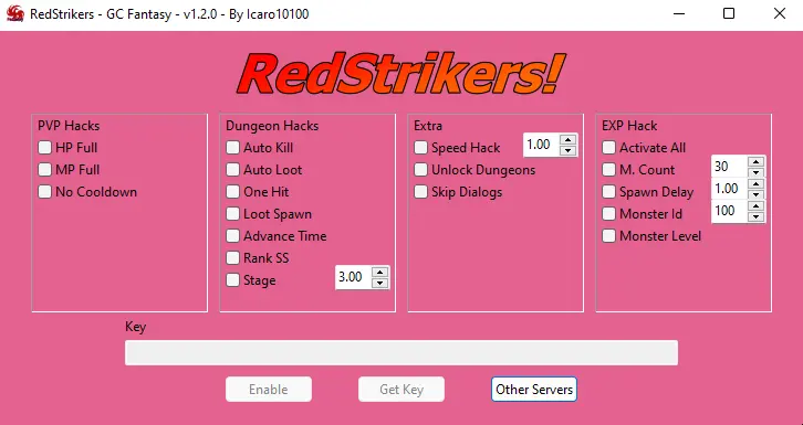 RedStrikers Trainer Grand Chase Fantasy