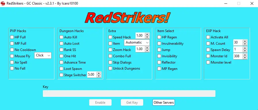 RedStrikers Trainer Grand Chase Classic