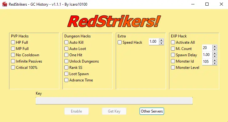 RedStrikers Trainer Grand Chase History